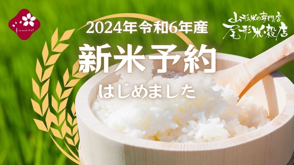 令和6年産 新米予約はじめました！